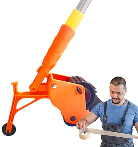 Poupangke Machine à ruban de masquage, applicateur de ruban adhésif réutilisable | Distributeur de ruban de masquage pour marquage au sol, protection de décoration et pose