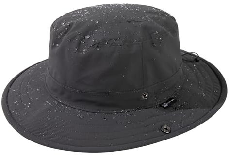 TOP-EX XL/XXL SPF 50 Sonnenhut Herren Bucket Hut Damen mit breiter Krempe Wasserdicht Sonnenschutz Mütze Anglerhut Regenhut Wanderhut Faltbar Grau XL