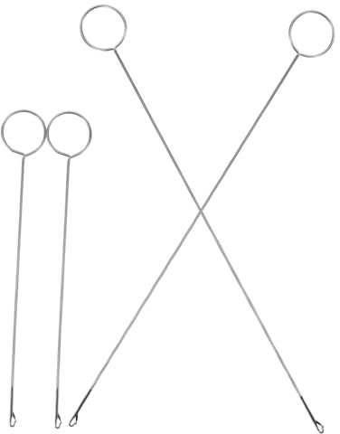 SEWOART 4 Pezzi Inseritore Ago Cucire Strumento Infilatura Metallico Resistente Domestico Uso Quotidiano Sostituzione Lavori Cucito