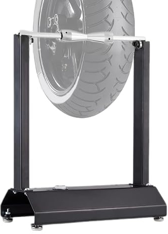 Soporte equilibrador de neumáticos de motocicleta, soporte de equilibrio de alineación dinámica de neumáticos, conos de centrado ajustables, herramientas de reparación de deportes de motor para