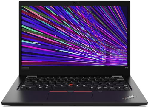 Lenovo Thinkpad L13 Gen 2 Business Laptop, 13.3-Inch FHD Notebook, Intel Core i7-1165G7, 16GB DDR4 RAM, 256GB SSD, QWERTY Keyboard, Windows 11 Pro (Renewed)