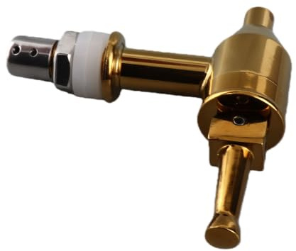 TOPINCN Grifo para Barril de Vino, Grifo para Barril de Cerveza, Grifo de Cobre con de Aleación de Zinc para Dispensador de Bebidas, Uso en Casa, Restaurante y Oficina (Oro 12mm)