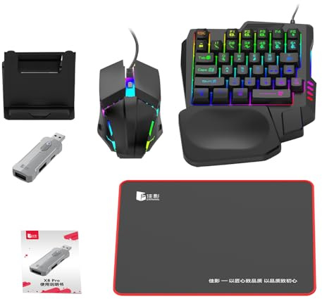 Wired Game Keyboard And Mice Ergonomic | Light Up Keyboard And Mice for Computer Coding, Live Streaming, Office Typing, Software Programming, Competitive Esports,
