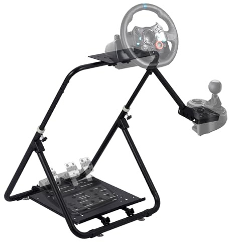 CuteHairy Steering Wheel Stand, Height and Tilt Adjustable Steering Wheel Stand for Logitech G25, G27, G29, G920 PS4 Xbox T500D Fanatec T3PA TGT Driving Simulator Cockpit