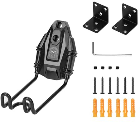Geavonyg Fahrrad Fahrradständer für die Garage, Fahrradaufhänger, Wand, vertikale und verstellbare Fahrradhalterungen, Fahrradaufbewahrung für Rennräder, Fahrradhalterung, Haken