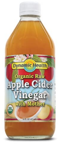 Dynamic Health Organic Raw Apple Cider Vinegar with Mother, 473ml