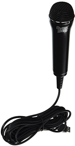 Activision Guitar Hero - Micrófono USB con cable para Xbox 360, PlayStation 2 y 3, Nintendo Wii