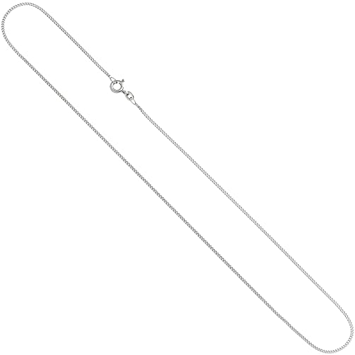 Jobo Damen Panzer-Kette aus 8 Karat 333 Weißgold 36 cm 1,7 mm