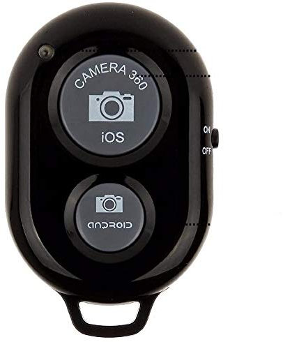 REY Mando a Distancia Bluetooth Palo Selfie, Disparador Cámara de Fotos Smartphone, Remote Shutter