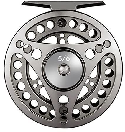 GBSONGLIANGBO Fliegenrolle,Fliegenfischen Rolle Fliegenfischen Rolle 3/4 5/6 7/8 9/10 WT 2 + 1BB CNC -Machined Links/rechts großer Laube Fly Wheel Ersatzspule Angelgerät(56 Fly Reel)