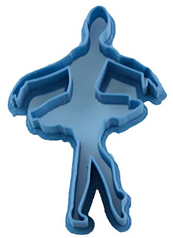 Cuticuter Silueta Bailarina Cortador de Galletas, Azul