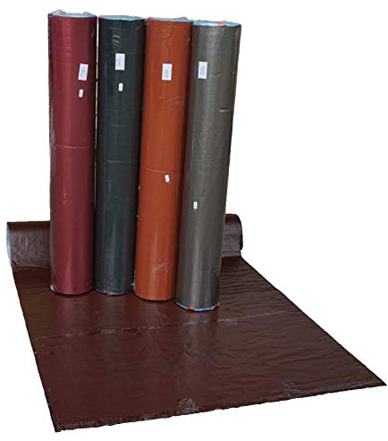 Latzel Dämmstoffe Dachabdichtungbahn Bitumen mit Aluminiumbeschichtung, 10 m², Selbstklebend, Braun