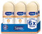 Sanex Dermo Sensitive Desodorante Roll-On, 6 Uds x 50ml, Anti-transpirante, hasta 48H de Protección contra el Sudor y el Olor, Suave con la Piel Sensible, Restaura el pH Natural de la Piel