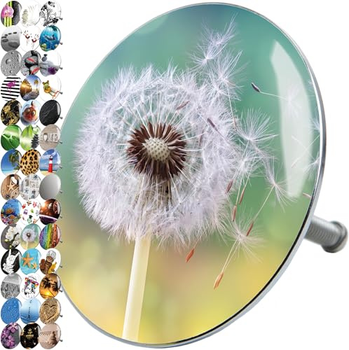 Sanilo Badewannenstöpsel, viele schöne Stöpsel für die Badewanne zur Auswahl, hochwertige Qualität (Pusteblume)