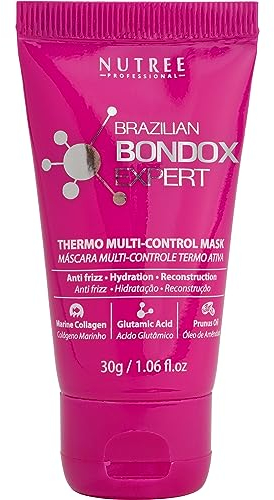 HAARMASSKE FÜR GESCHÄDIGTES HAAR BRAZILIAN BONDOX 30 g Brasilianisches Haar Treatment Restaurative Haarmaske Haar Profi Wärmemaske - Olivenöl -repariert