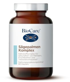 BioCare Saw Palmetto Complex, 60 Kapseln | Mit Ginseng, Brennnesselwurzel und Zink