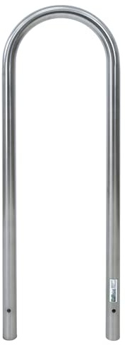 TRUTZHOLM Fahrradanlehnbügel 115x41 cm Edelstahl zum Einbetonieren Anlehnbügel Anlehnständer Poller Ständer Fahrradständer Fahrrad Ständer Rad Baumschutzbügel Bike