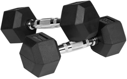 Rebel Hanteln Gusseisen Gummierte HEX 2x4kg RBA-2325-04