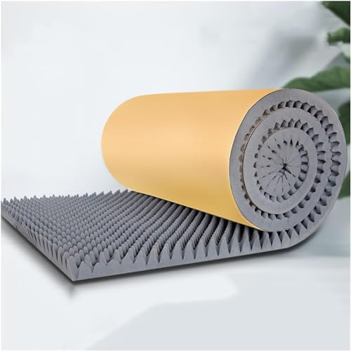 5m/Roll Noise Insulation Soundproofing Foam, 3cm Thick Self-Adhesive Egg Type Flame Retardant Acoustic Foam Panel for Studios Office Home 40m