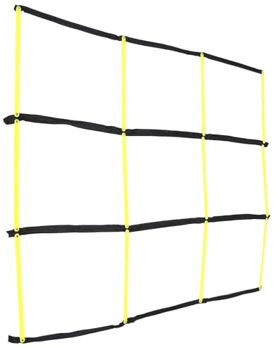 Beaupretty Agility Ladder Football Training Equipment Foldable Speed Agility Ladder with Soft Rungs for Soccer Footwork and Fitness Drills for Speed and Coordination Training