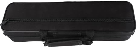 Hidyliu Custodie per Flauto Borsa da Trasporto Portatile Resistente All'acqua e Resistente All'usura per Flauto a 16 Fori per Musicisti, Tessuto Oxford Nero