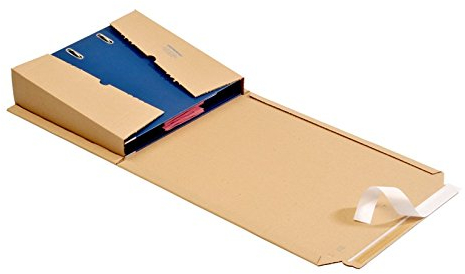 12 St. OPB - ORDNERPAC® Ordner-Versandboxen, Ordner-Versandkartons, Ordnerverpackung, Ordnerversandverpackung 320 * 290 * 35-80 mm