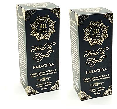 ⭐️ Huile de Nigelle - 2x100ml ⭐️ Issue de Graines de Grade A Pure à 99% (Ethiopie) | Aucun traitement chimique | Qualité Alimentaire et Cosmétique | Idéal pour offrir (2 x 100ml)