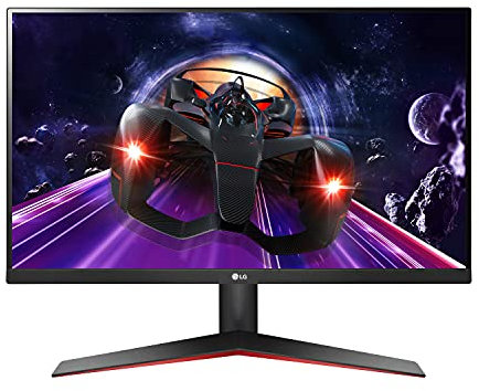 LG Monitor IPS 24MP60G-B Full HD (1920 x 1080) da 24 pollici con AMD FreeSync e tempo di risposta MBR di 1 ms e design virtualmente senza bordi su 3 lati - nero