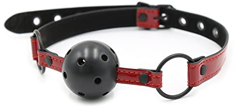 Sm Bondage Boca Plug Boca Bola Entrenamiento Juguetes sexuales Bola de boca hueca femenina