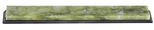 Professioneller Schleifstein, Körnung 8000 10000 Optional, Doppelseitiger Schleifsteinschärfer, Messerschärfer mit Nassen Steinen, Multifunktionales Messerpolierwerkzeug(Grüne Jade 10000 Mesh)