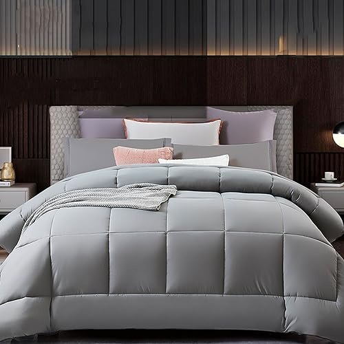 lsxlkha Edredón de Fibra Duo 4 Estaciones,Edredón de Fibra, Relleno Nórdico 4 Estaciones Transpirable, Suave, Todas Las Estaciones Edredón 150x200cm 1kg