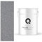 Q-COVER intonaco colorato in pietra 12,5 kg, argento M11, intonaco decorativo per interni ed esterni, intonaco per facciate, intonaco finito, finitura lucida, antigraffio, resistente alle intemperie
