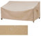 F&J Outdoors Housse pour canapé de jardin, imperméable, 147x89x64/89cm, housse pour mobilier d'extérieur, 2 places, haute densité, beige, protecteur de canapé, résistante aux intempéries