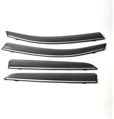 DATOUJLS Auto-Windabweiser für Fenster Für F&ord Für Fiesta Sedan 2010 2011 2012 2013 2014 2015 2016 2017 2018 Seitenfenster Sonnenschutz Regen Und Sonnenabweiser