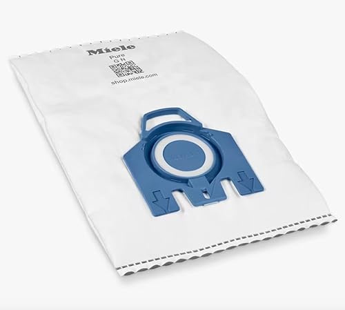 Miele Original 12497870 GN HyClean Pure Vacuum Cleaner Bags, 8 XL Dust Bags, 2 Motor Protection Filters and 2 Exhaust Filters, Miele Complete C2/C3 and Classic C1, S8, S5 and S2 Vacuum Compatible