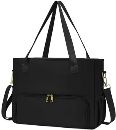de trabajo para mujer - Bolso de mensajero para ordenador portátil, bolso de mujer | Gran de almuerzo con correa ajustable para el hombro para profesores, estudiantes, viajes de negocios