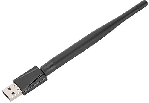 Ejoyous Tarjeta de Red Inalámbrica, Adaptador USB para Ordenador, Receptor WiFi, Alta Velocidad de Transmisión, Compatible con Conexión Estable, PC para Ordenador Portátil