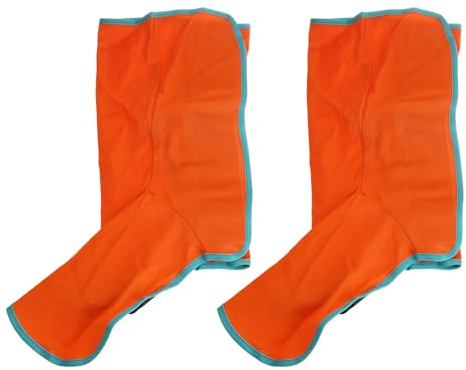 Greabuy Justerbar svetsning Spats nötningsbeständig 40 cm svetsare stövel skoskydd industriell stövel, a, En storlek