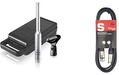 Behringer Best Price Square Microphone, ECM8000 ECM8000 by Cable de micrófono a Mezclador Stagg SMC6 XLR (m) -XLR (f) de 6 Metros de Largo, Negro