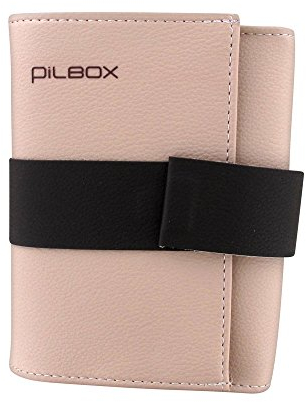 PILBOX Boîte à Pilules Cardio Rose Poudré