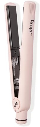 L'ANGE HAIR Aplatir Ceramic 1 Flat Iron | Adjustable Temp & Dual Voltage Hair Straightener | Tourmaline-Infused Plates for Smooth, Frizz-Free Styling | 1 Inch Styling Tool (Blush)