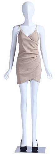 Tonhandisplay Frau 0703 schöne abstrakte weiß Matt lackierte Schaufensterpuppe Abstrakter Kopf Neu Frau Weiblich (Frau 0703)