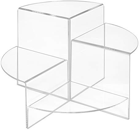 Zeigis - Dekopodest/Acrylpodest 50,100,150 und 200mm aus Acrylglas | Kein vergilben / UV-beständig, als Acrylpodest zu Dekozwecken in Vitrine, Regal und Schaufenster oder DIY + Modellbau