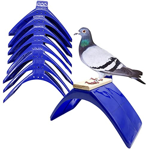 Ecjiuyi Pigeon Perches,8PCS Lightweight Dove Rest Stand for Racing Pigeons and Birds,Loft Cage Supplies