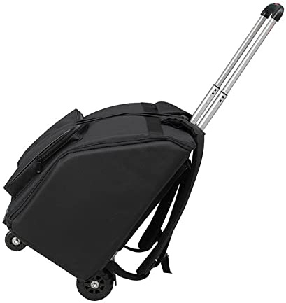HDYNUZ Akkordeontasche mit Riemenscheiben, Rucksack, wasserdicht, verdicktes Oxford-Material, Zubehör für Akkordeons, Musikinstrumente, Schwarz (Size : 120 Bass)
