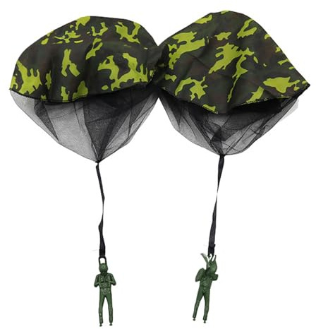 RSYHVG Hand Throw Parachute Set - Outdoor Flying Toys for Kids, Ages 4-6