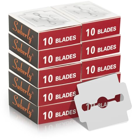 100 Pcs Callus Shaver Blades Set - Corn Plane Replacement Blades Hard Dry Skin Remover for Foot Care & Pedicure Tools
