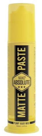 Nano Absolute Pump Hair Wax Matte Cream Paste 100ml – Matte Haarpaste Herren – kein Glanz & flexibler Halt – für Haarstyling mit natürlichem Finish & Textur - haarwachs Männer