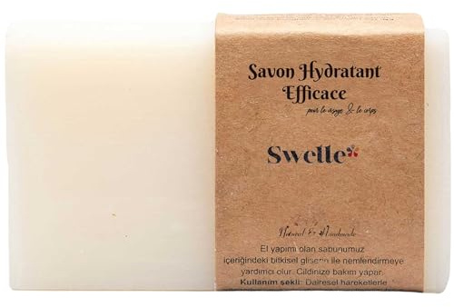 SWELLE Savon Bébé Hydratant - Peau Sensible & Sèche, Sans Parabènes