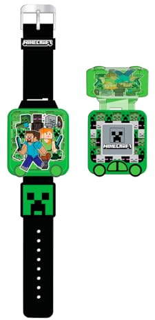 Kids Licensing - Reloj Digital Educativo con Juegos para Niños de Minecraft